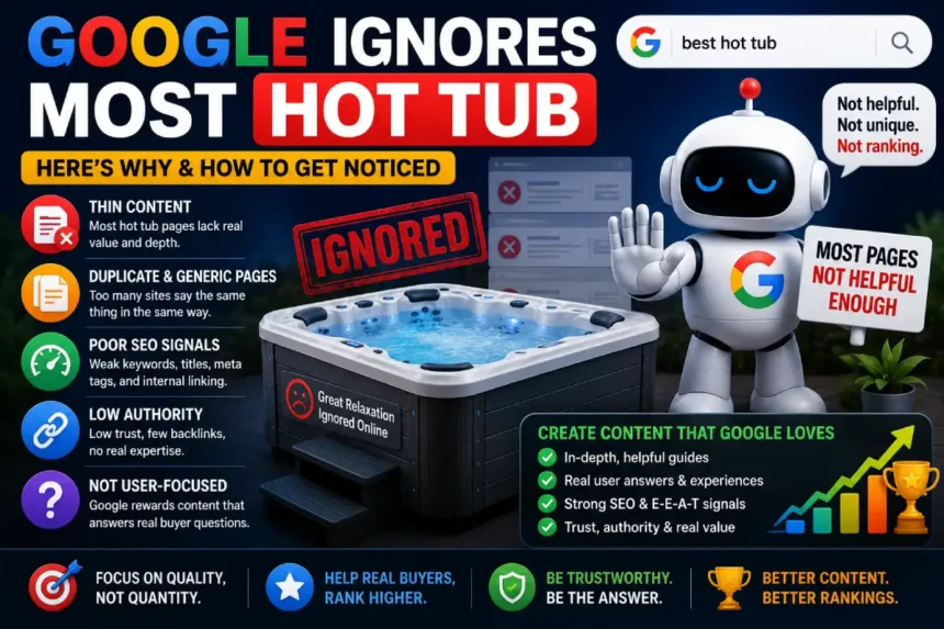 Google Ignores Most Hot Tub