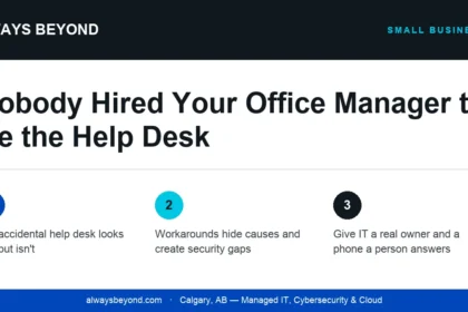 nobody hired your office manager to be the help desk